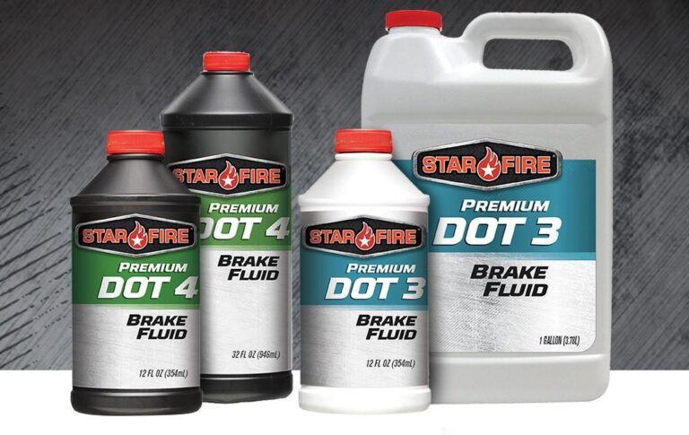 What Are the Differences between the DOT 3 and DOT 4 Brake Fluids?
